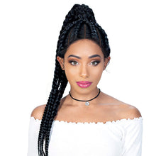 Load image into Gallery viewer, Double Braided updo Cornrow Hair Wig