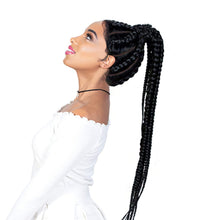 Load image into Gallery viewer, Double Braided updo Cornrow Hair Wig