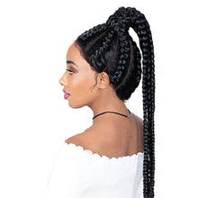 Load image into Gallery viewer, Double Braided updo Cornrow Hair Wig