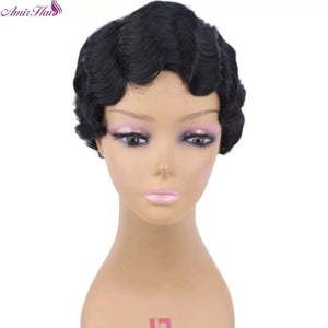 Pixie cut synthetic Wig