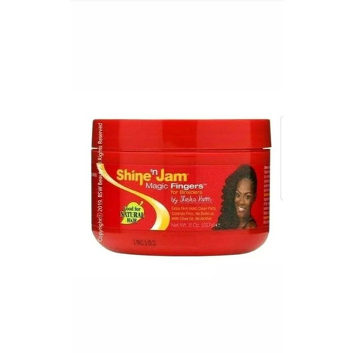 Shine N Jam Magic Fingers For Braiders Extra Firm Hold 8 Ounce
