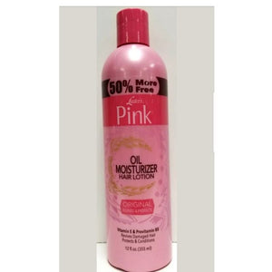 Luster's Pink Oil Moisturizer Hair Lotion, Pink Protection, Bonus Size, 12 Oz