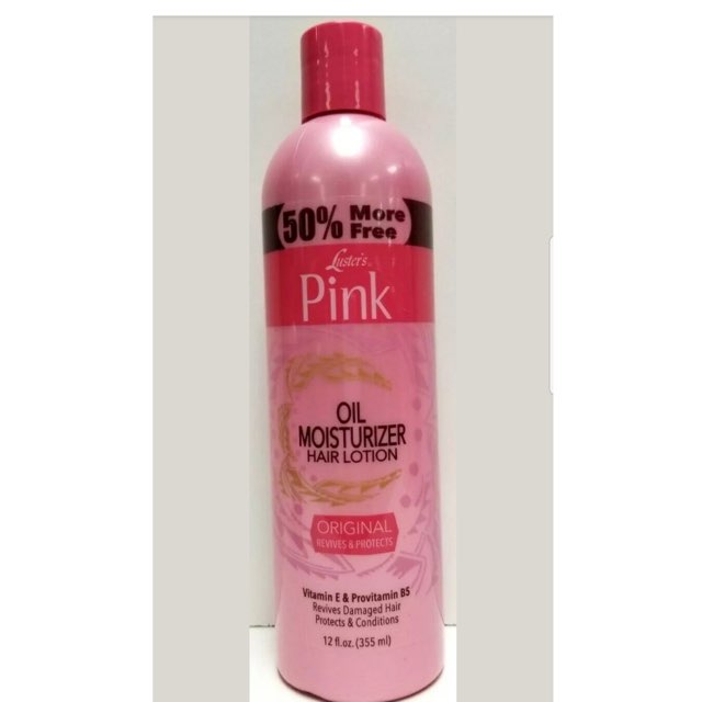 Luster's Pink Oil Moisturizer Hair Lotion, Pink Protection, Bonus Size, 12 Oz