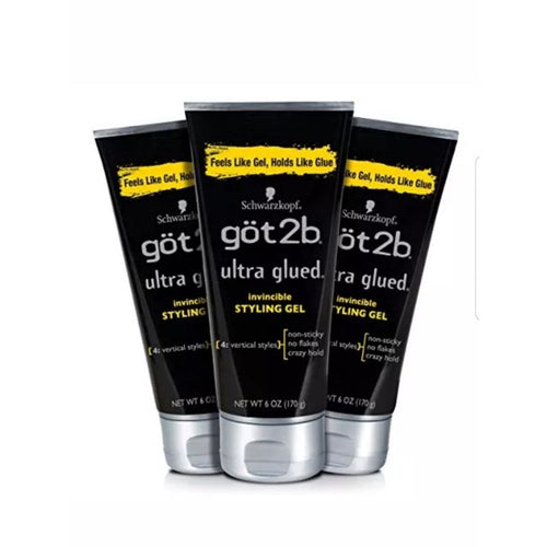 Got2b Ultra Glued Invincible Styling Hair Gel, 6 Ounce