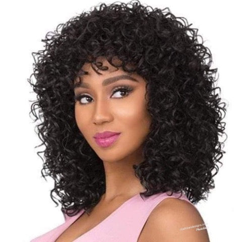 Sensationnel  Synthetic Shoulder Length Curly Wig